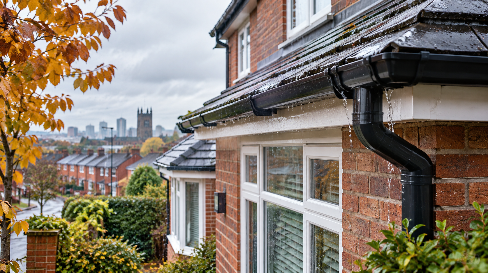 Rainy Manchester homes